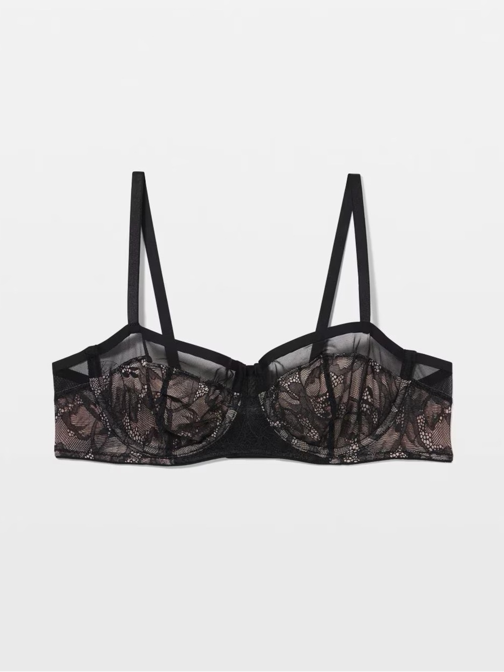 Soma Sheer Lace Unlined Balconette Bra